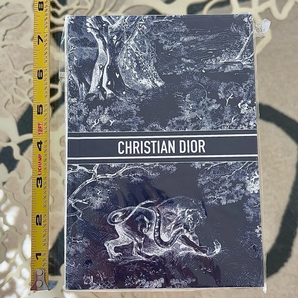 Christian Dior Blue and White Notebook Journal